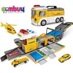CB891603 CB891605 CB891607 CB891609 - alloy light music deformation track storage car
